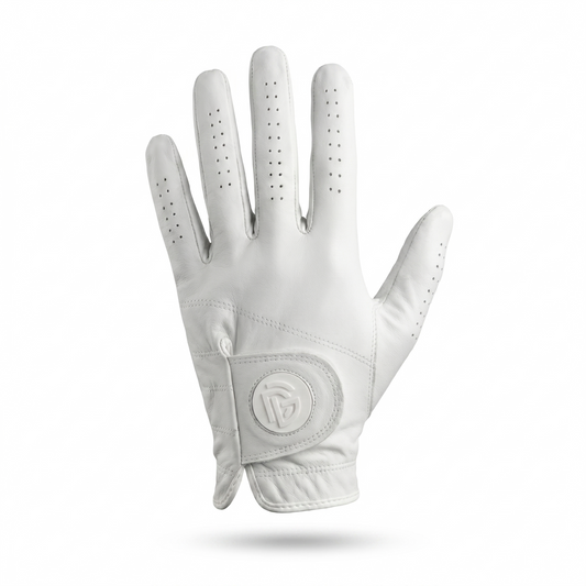 Pure White Mission Golf Glove — DRP001