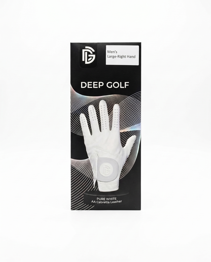 Pure White Mission Golf Glove
